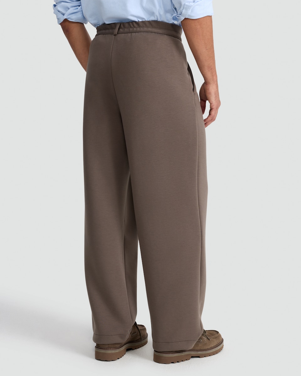 image 1 of The F&F Edit Cupro Co-ord Joggers in Brown