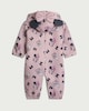 image 2 of Disney Minnie Mouse Print Puddlesuit in Lilac