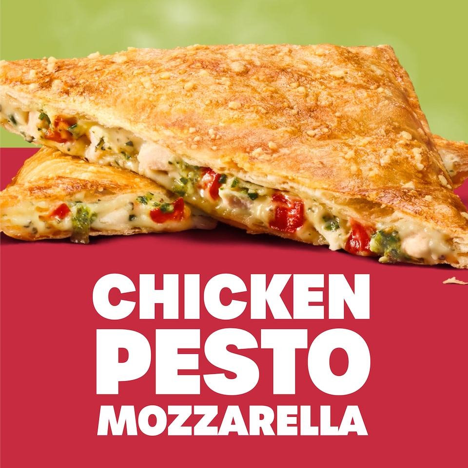 image 1 of Ginsters Chicken Pesto Mozzarella Pastry Toastie 130g