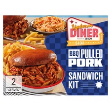 Uptown Diner BBQ Pulled Pork Sandwich Kit 458G