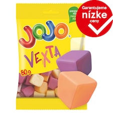 JOJO Vexta želé cukríky s ovocnými príchuťami 80 g
