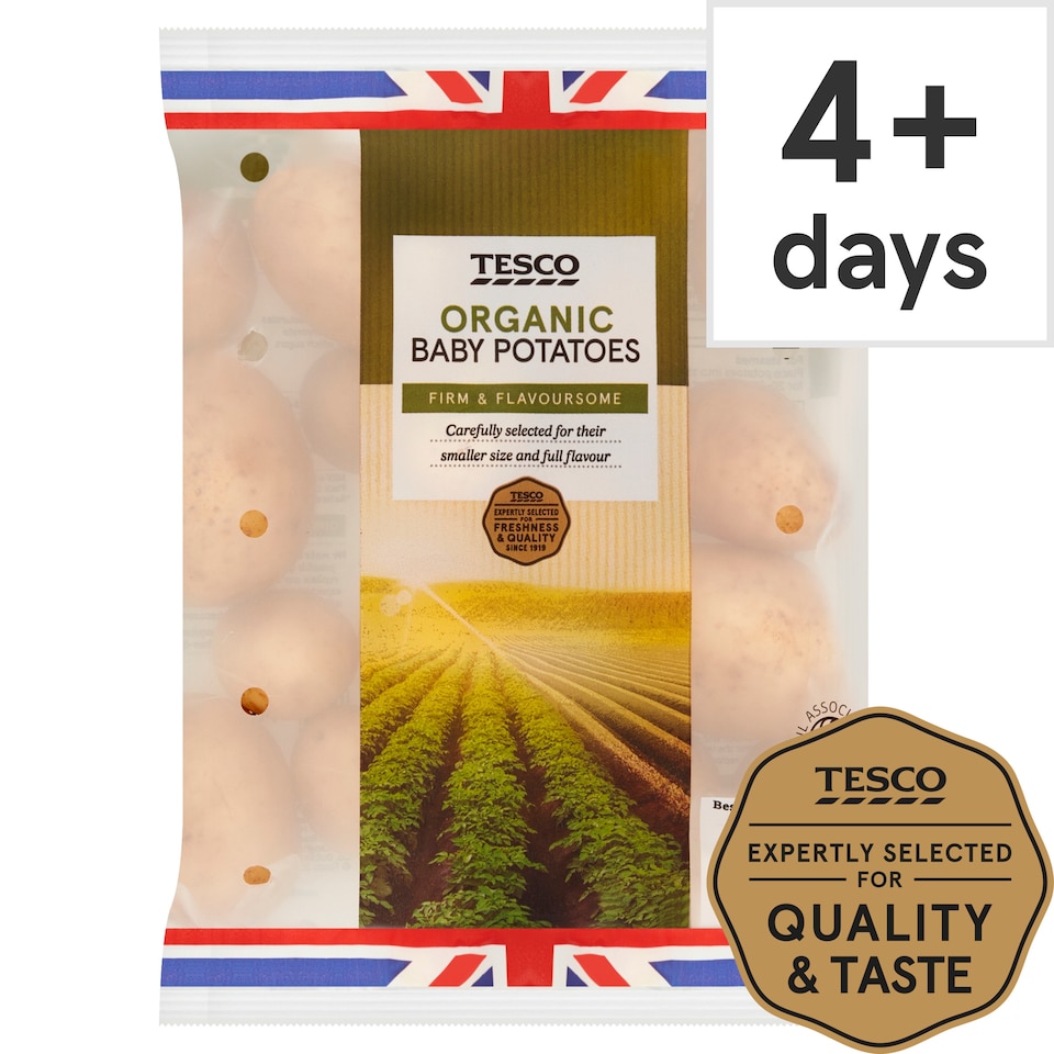 image 1 of Tesco Organic Baby Potatoes 750G
