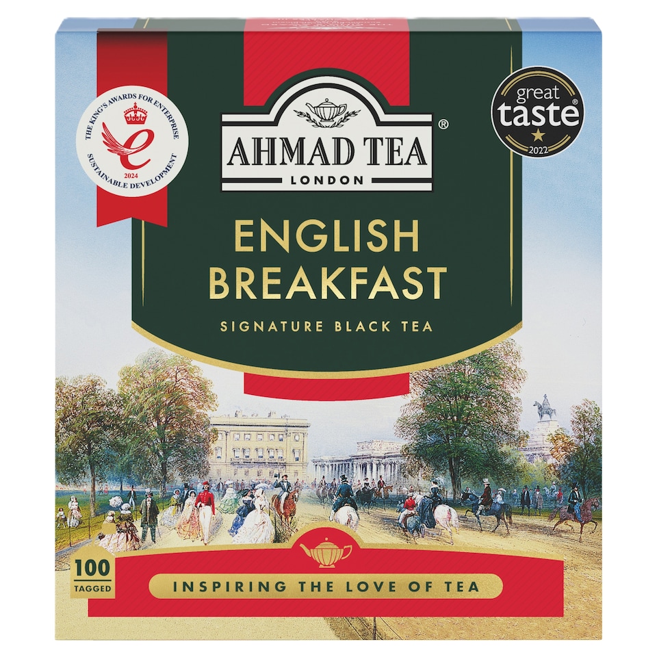 image 1 of Ahmad Tea English Breakfast Black Tea 100 x 2g (200g)