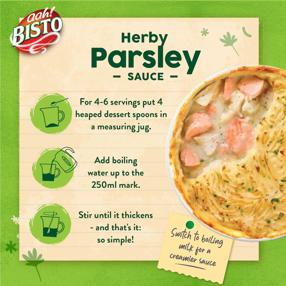 image 1 of Bisto Parsley Sauce Mix 185G