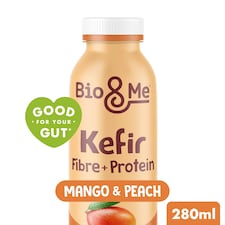 Bio&Me Protein & Fibre Mango & Peach Kefir Drink 280ml