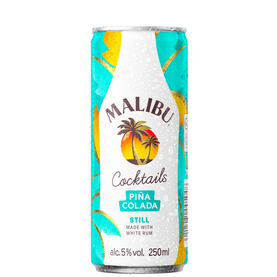 image 1 of Malibu Piña Colada Still Pre-Mixed Drink 250ml