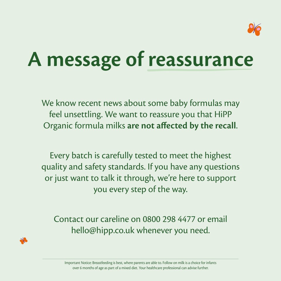 image 1 of Hipp Organic First Infant Milk 200Ml