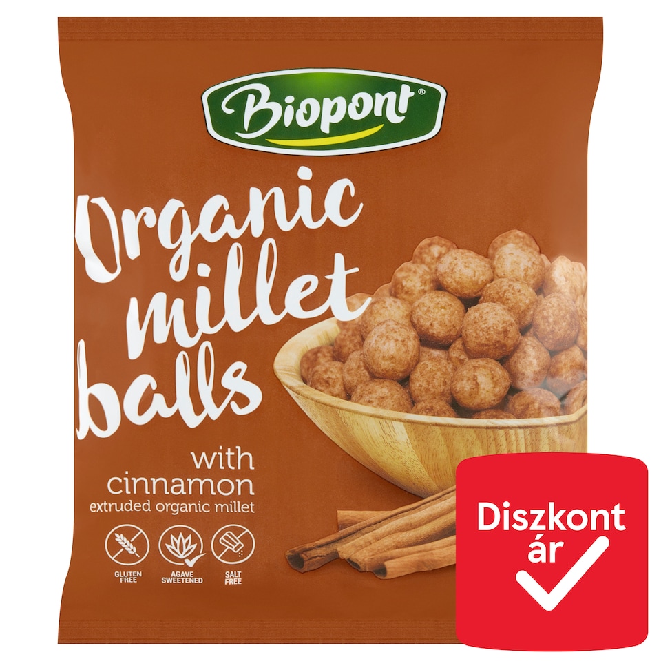 image 1 of Biopont Organic Millet Balls with Cinnamon 60 g