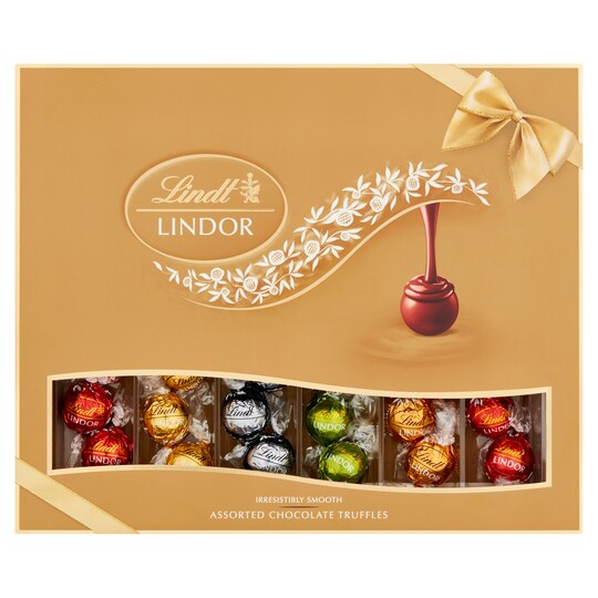 Lindt Lindor Assorted Chocolate Truffles 525G Tesco Groceries