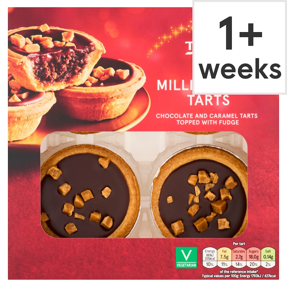 Tesco Millionaire 4 Pack Tarts
