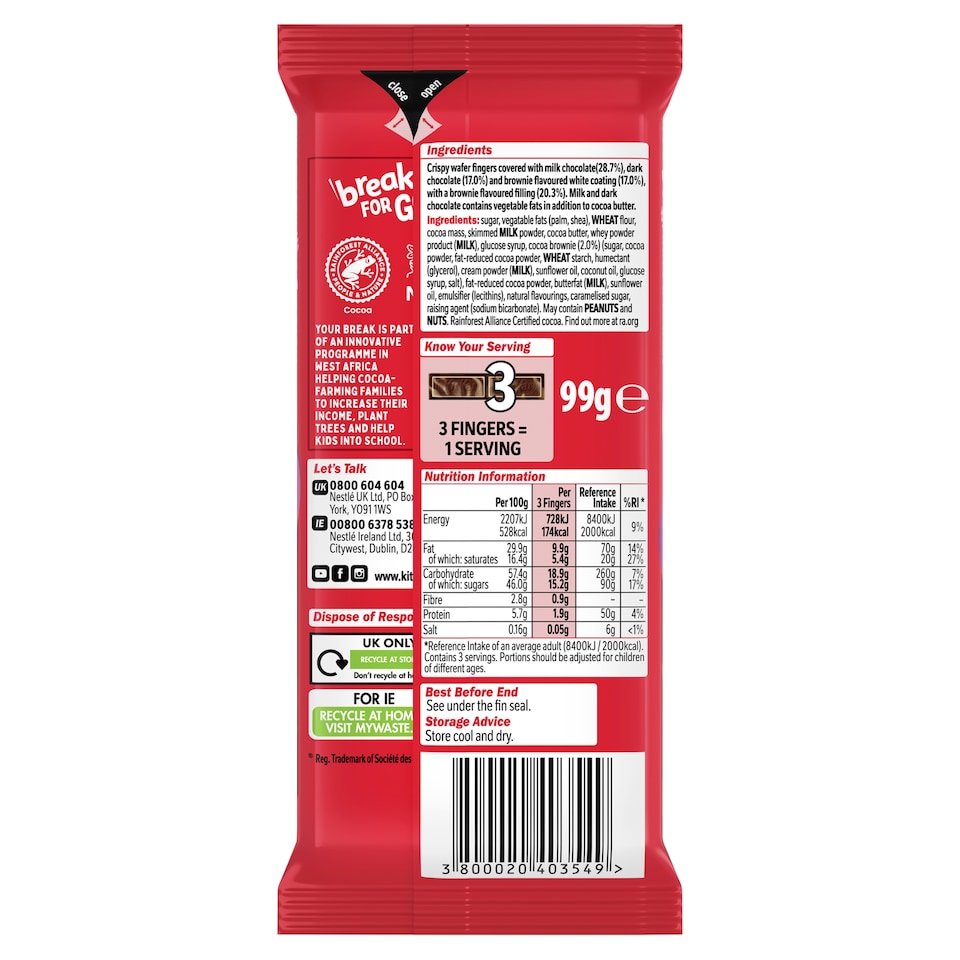 image 1 of Kit Kat Brownie 99g