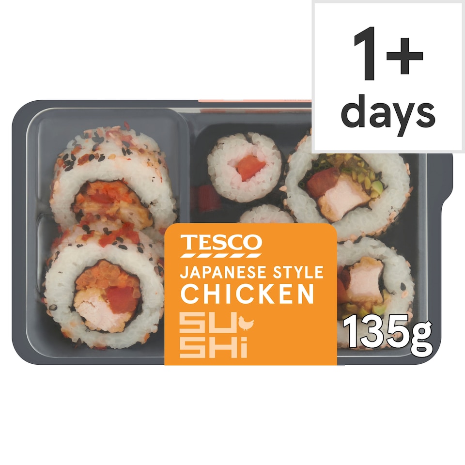 Tesco Japanese Style Chicken Sushi 135g