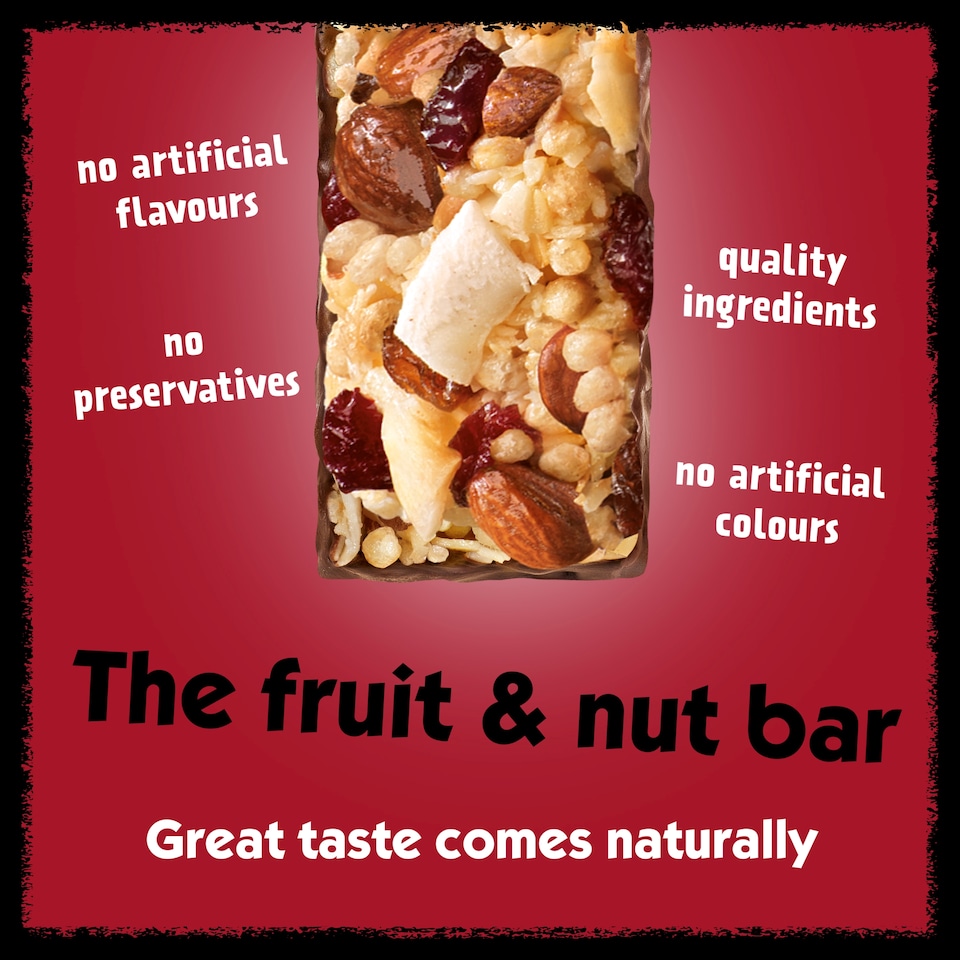 image 1 of Eat Natural Fruit & Nut Bar with Cranberries, Almonds & Dark Chocolate 3 x 40g