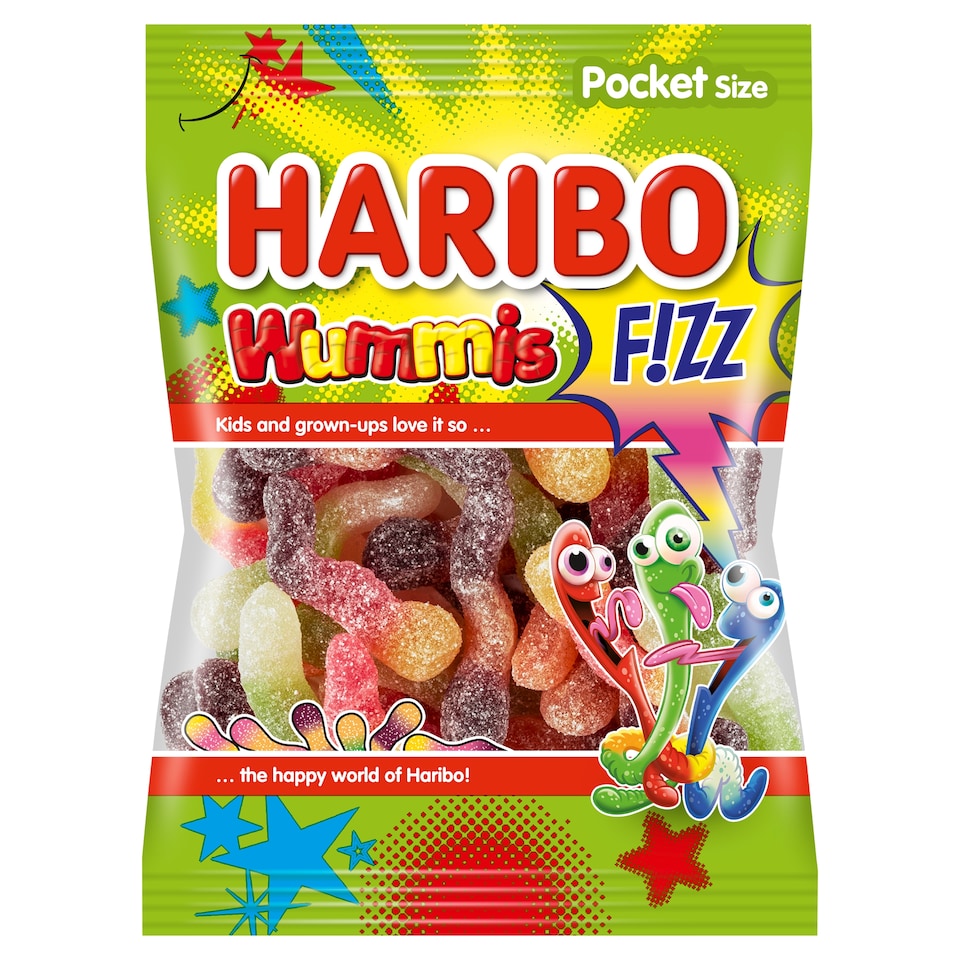 Haribo Wummis F!zz Fruit Flavoured Gums 100 g