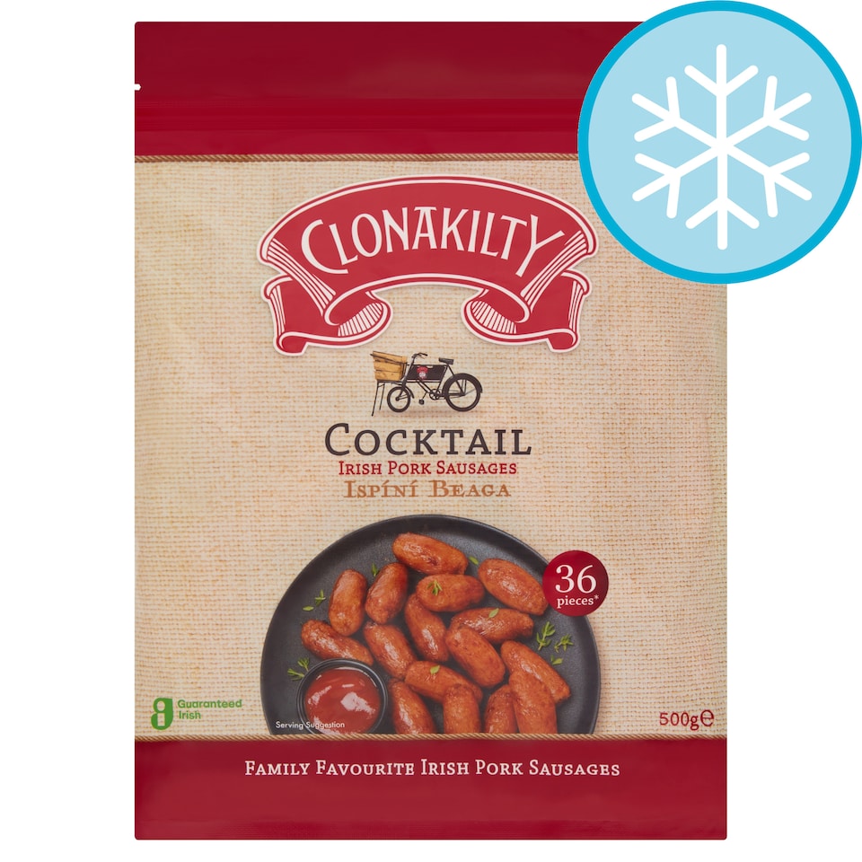 Clonakilty 36 Frozen Cocktail Sausages 500g