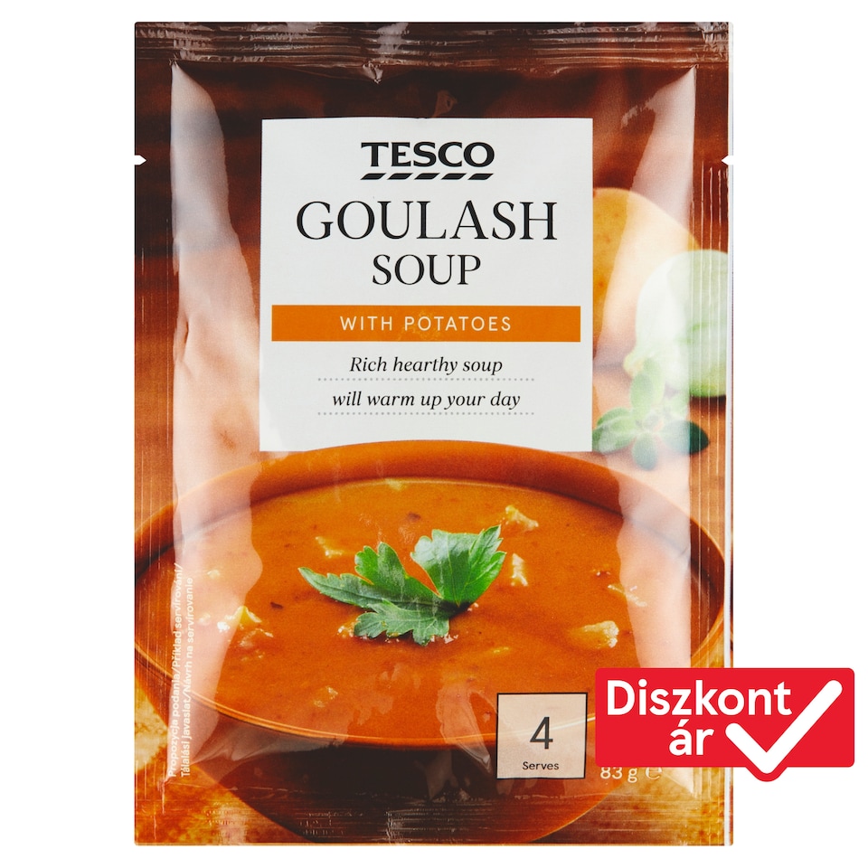 Tesco gulyásleves 83 g