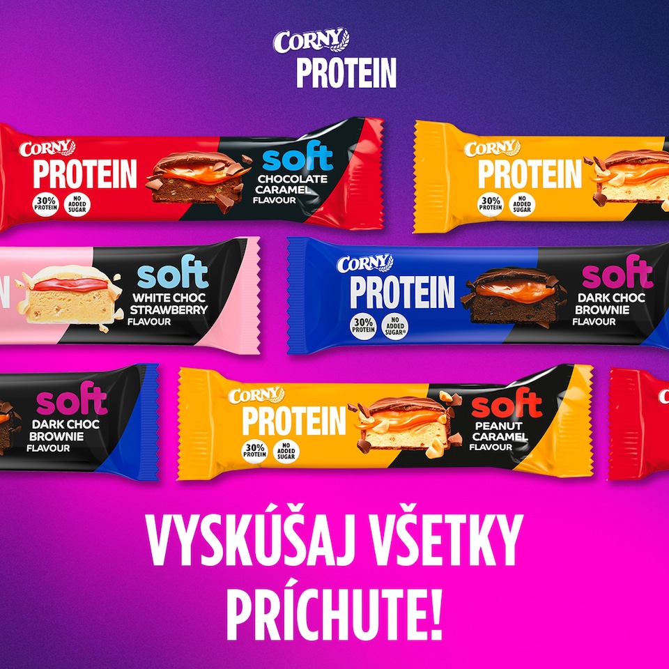 image 1 of Corny Protein Soft White Choc Strawberry Flavour 45 g