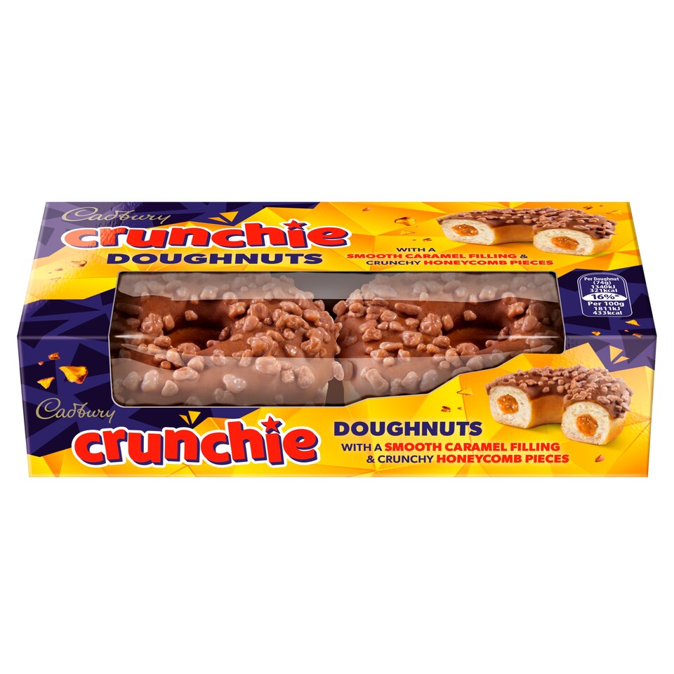 Cadbury Crunchie Doughnuts 2 Pack