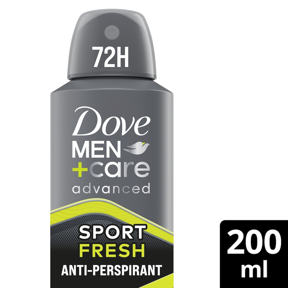 image 1 of Dove Men+Care Sport Fresh 72h Antiperspirant Deodorant 200ml