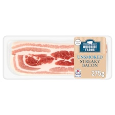 Woodside Farms Streaky Bacon 275G