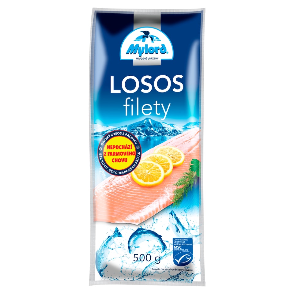 Mylord Losos divoký filety s kožou 500 g