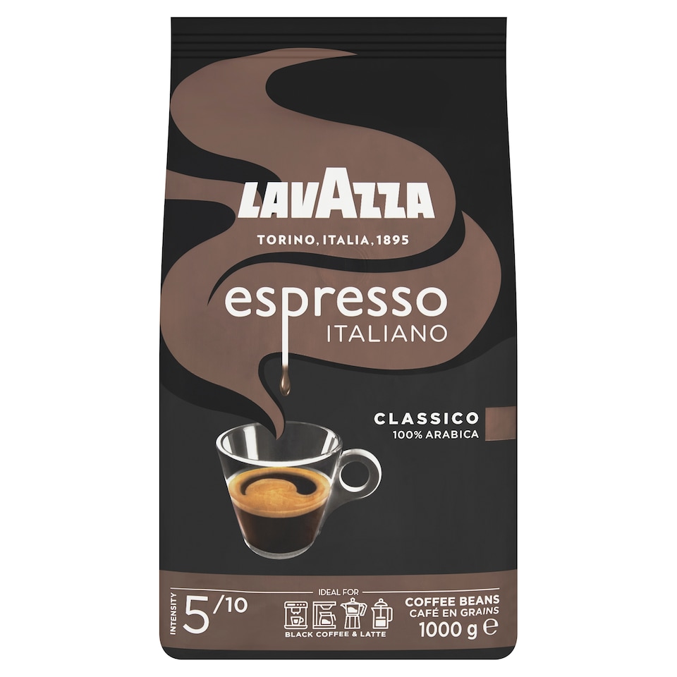 image 1 of Lavazza Espresso Italiano Classico Roasted Coffee Beans 1000 g