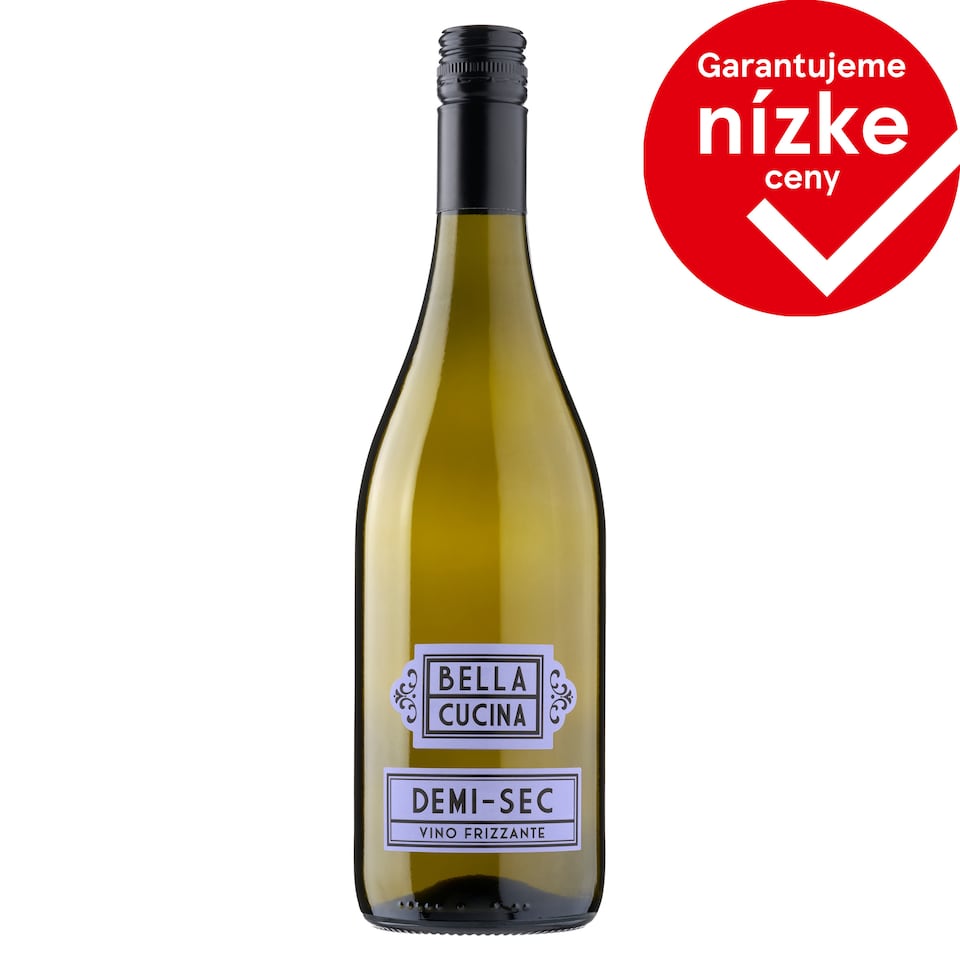 Bella Cucina Demi-Sec perlivé víno biele polosuché 750 ml