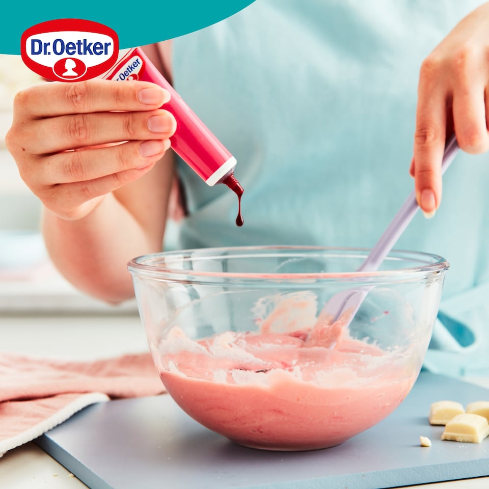image 1 of Dr. Oetker Extra Strong Food Colour Gel - Pink 15g