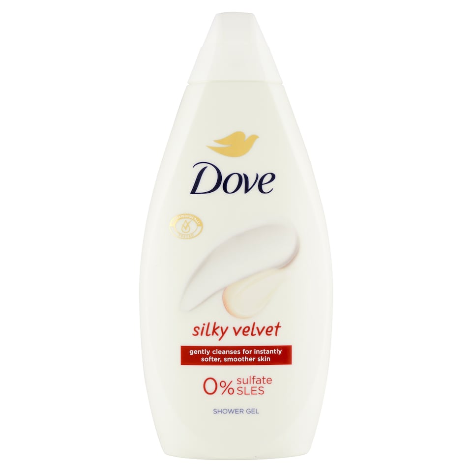 obrázok 1 z Dove Silky Velvet sprchovací gél 450 ml