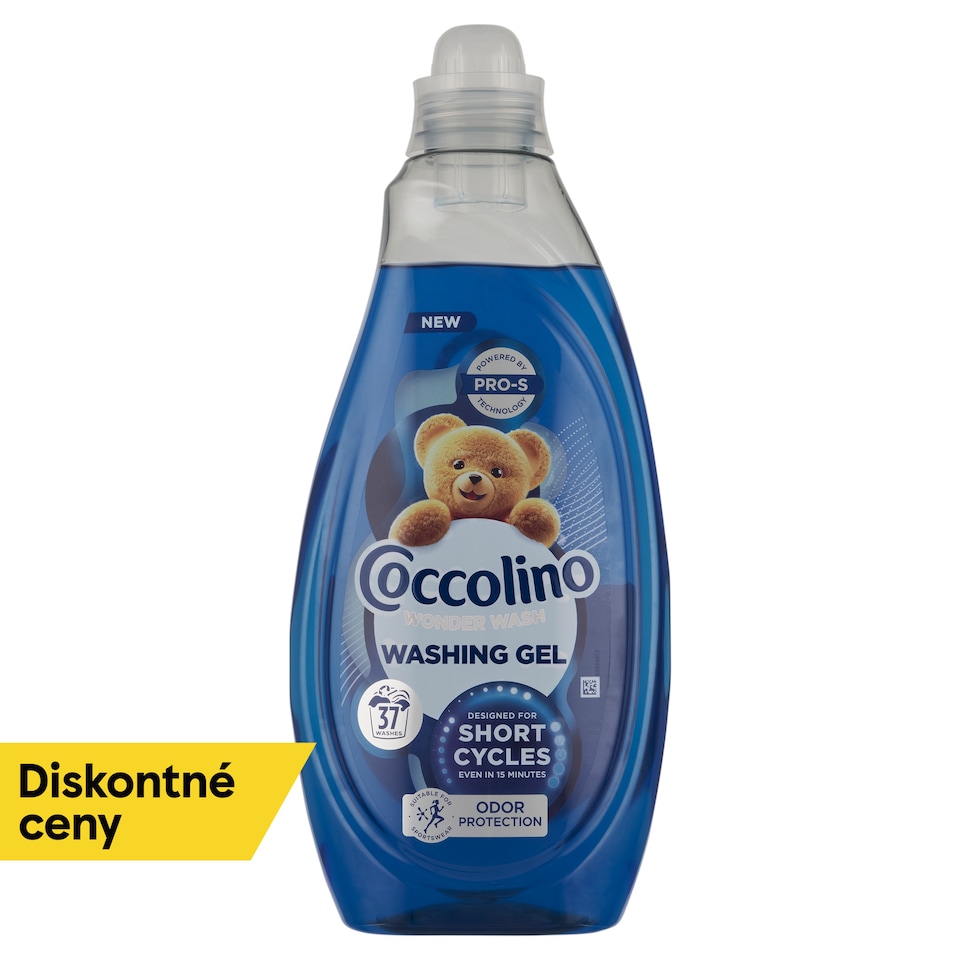 image 1 of Coccolino Wonder Wash Odor Protection Washing Gel 37 Washes 1480 ml