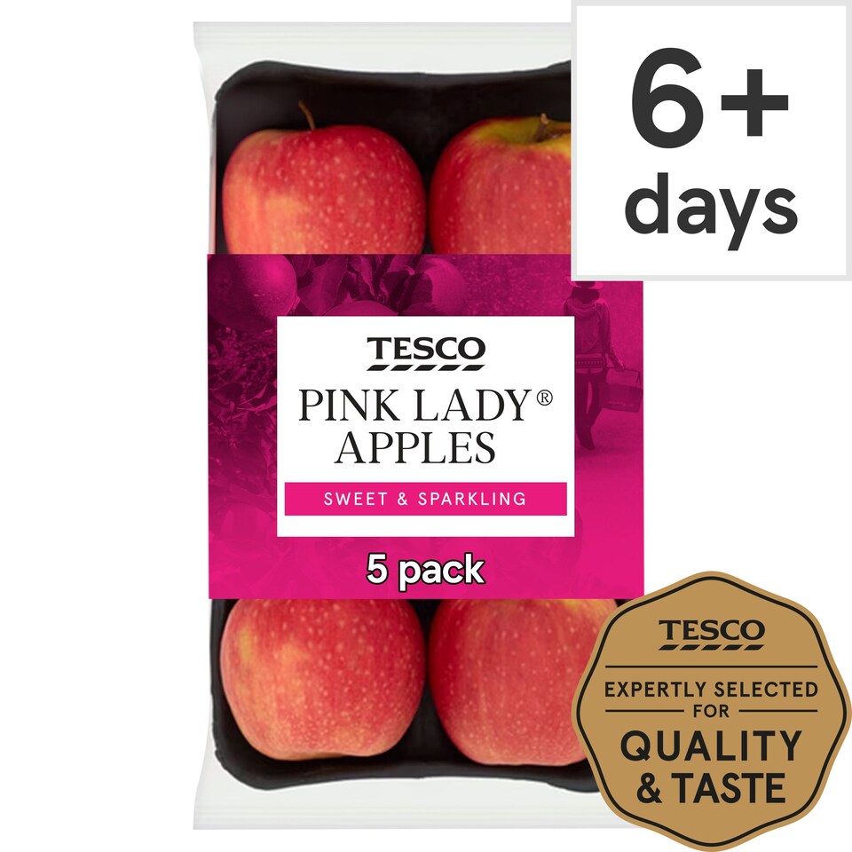 Tesco Pink Lady Apple Minimum 5 Pack Tesco Groceries