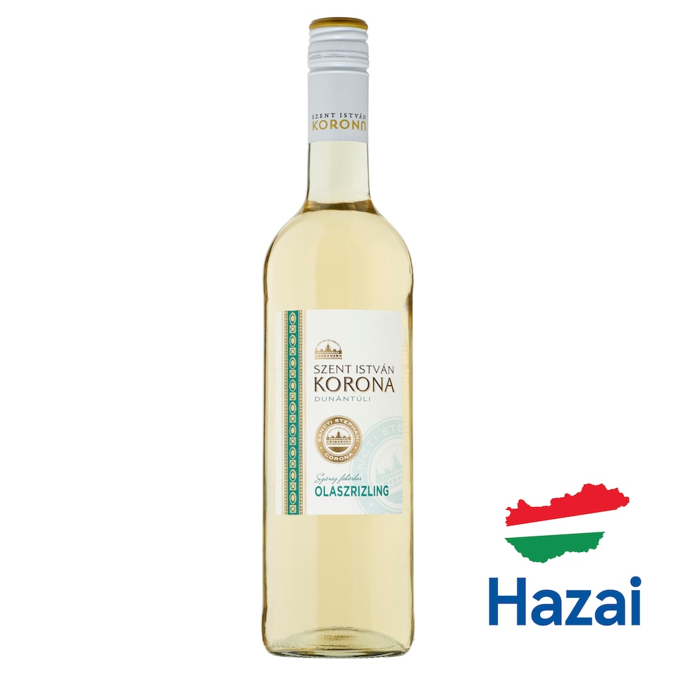 Szent István Korona Dunántúli Olaszrizling Dry White Wine 12% 0,75 l