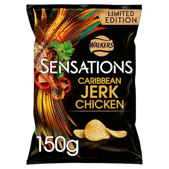 Walkers Sensations Jerk Chicken Crisps 150G Tesco Groceries