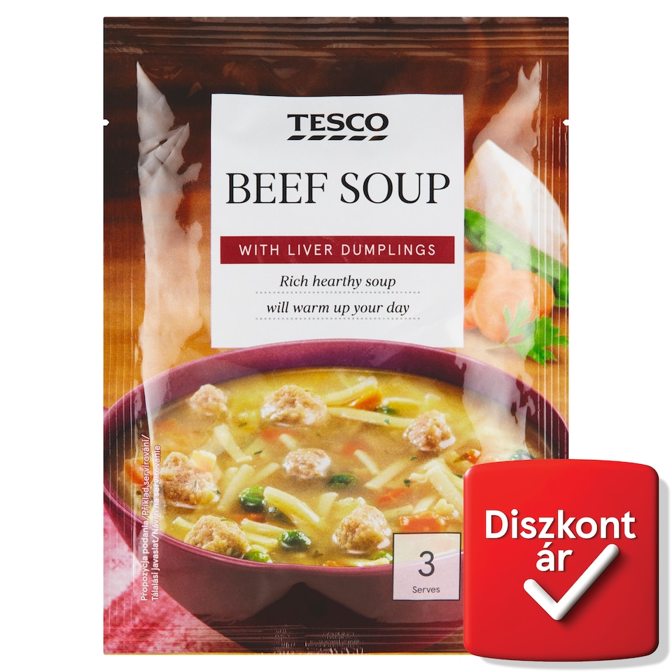 Tesco májgombócleves tésztával 45 g