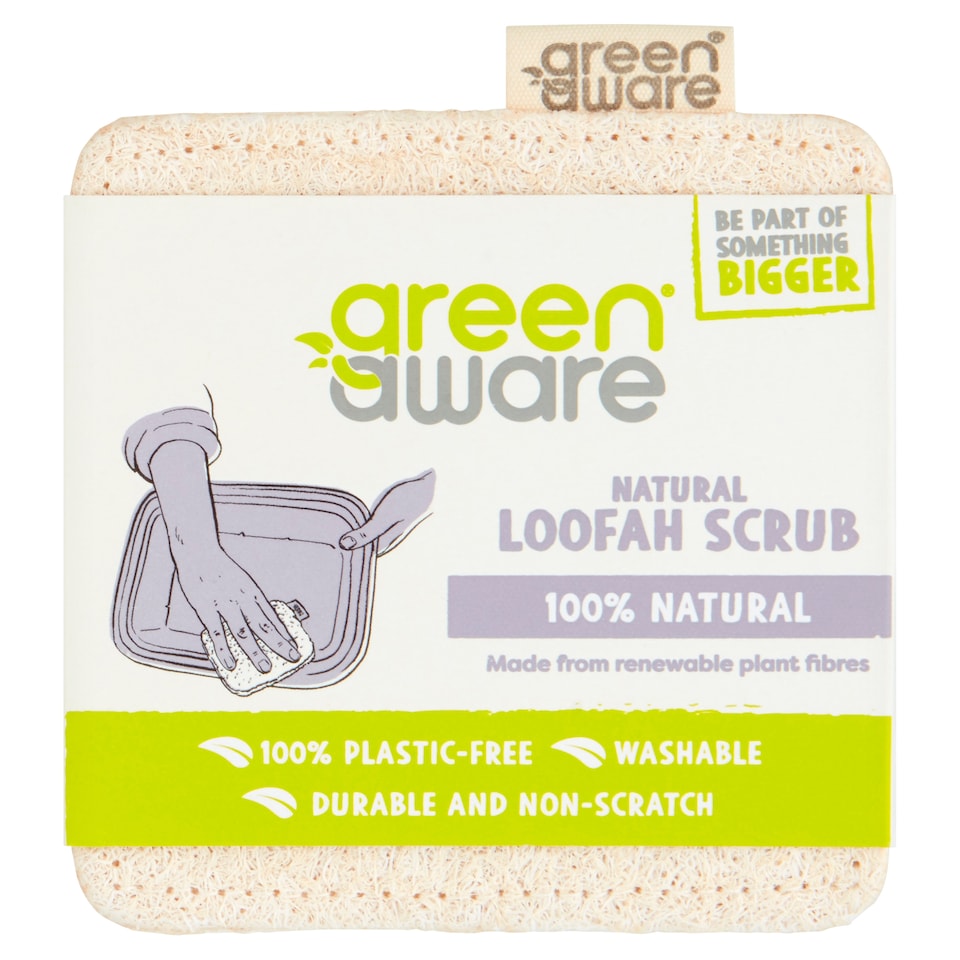 Green Aware Natural Loofah Scrub