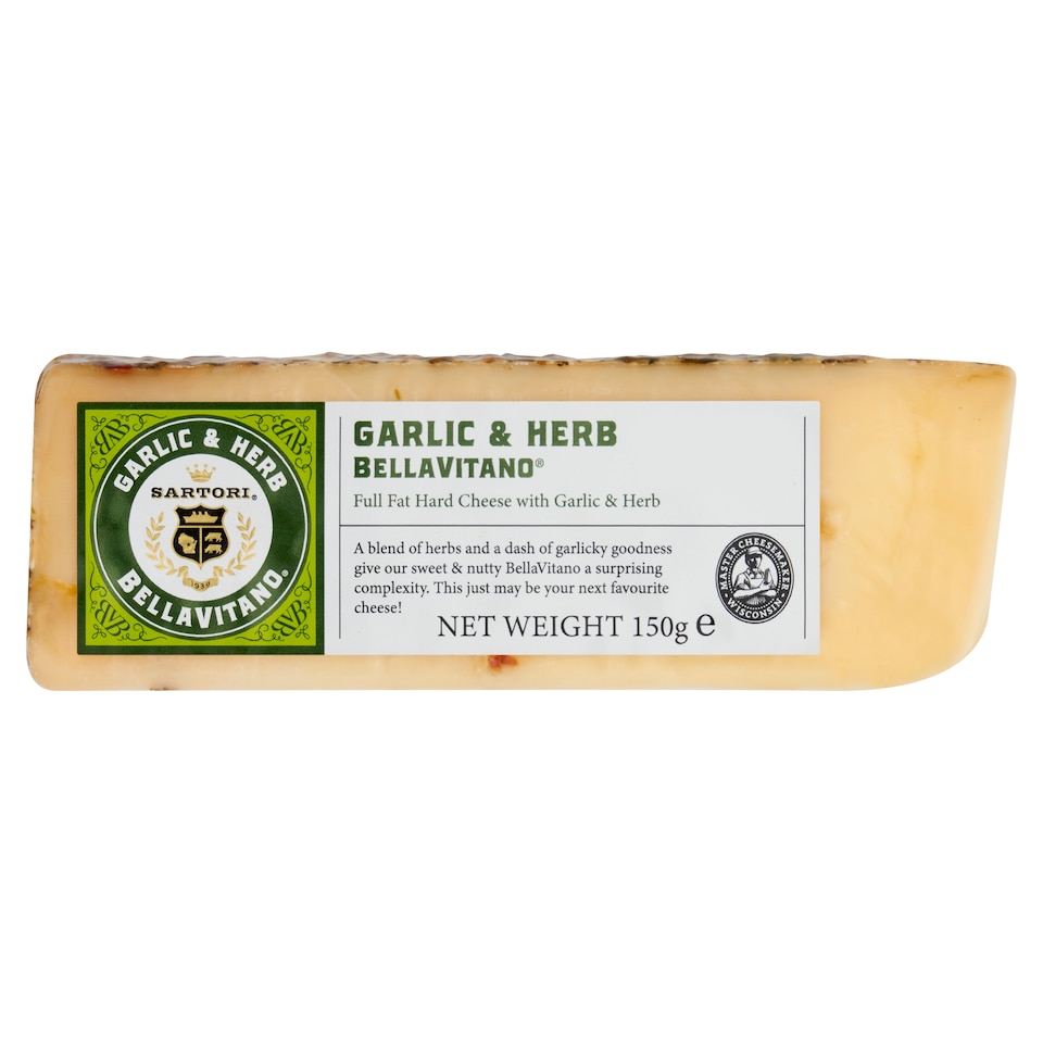 Sartori Bellavitano Garlic & Herb Cheese 150g