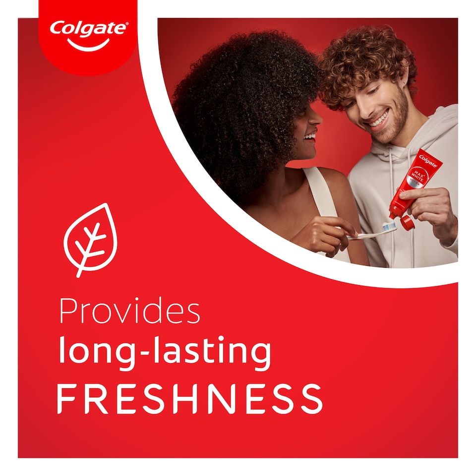 image 1 of Colgate Max White Ultra Fresh Pearls Whitening Toothpaste 75ml