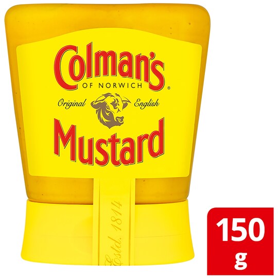 Colman's Original English Squeezy Mustard 150G Tesco Groceries