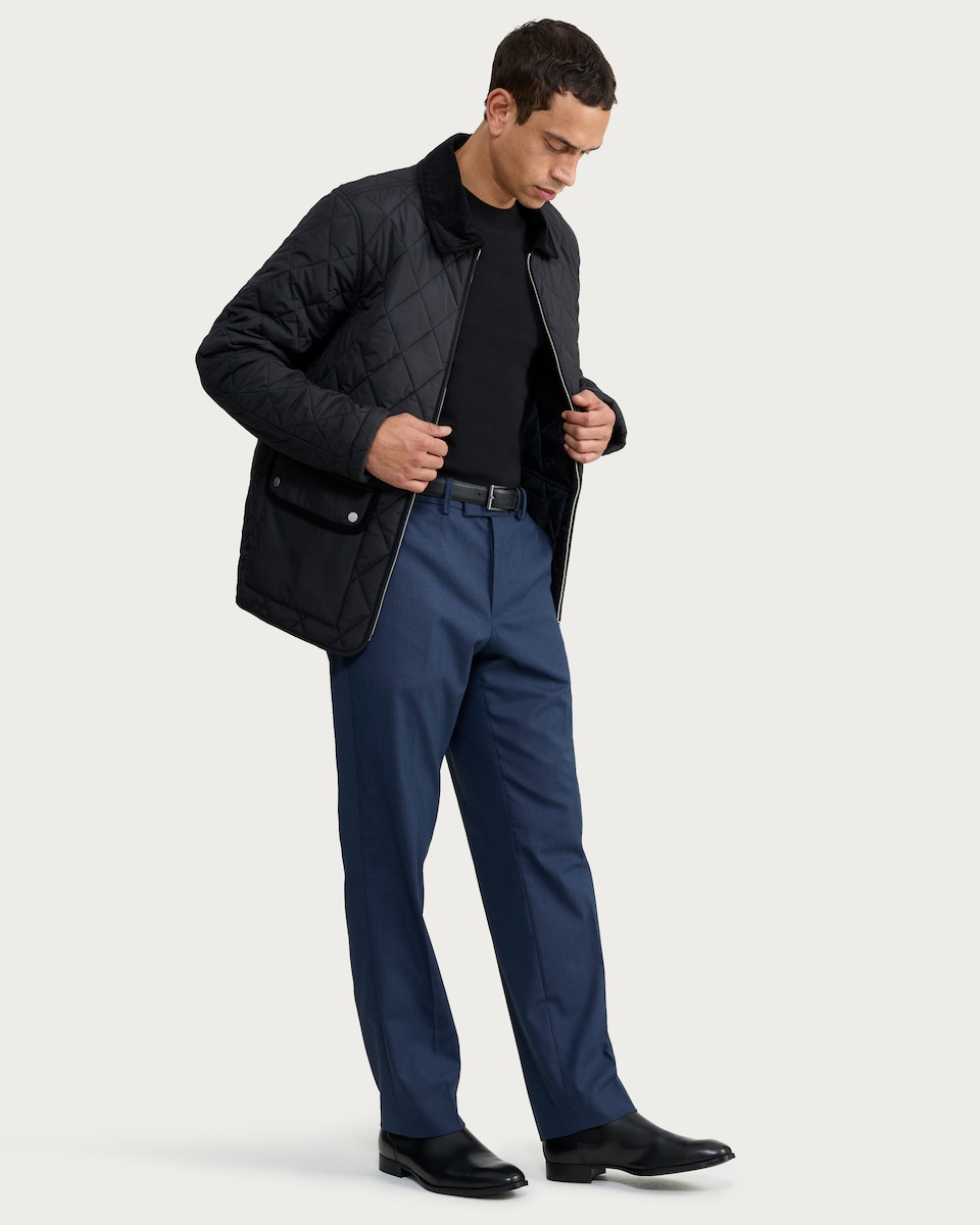 image 1 of F&F Tailored Formal Trousers in Navy