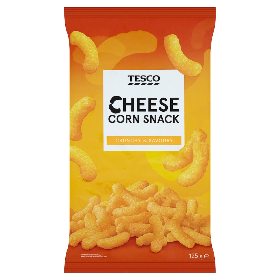 Tesco Kukuřičné křupky se sýrovou příchutí 125g