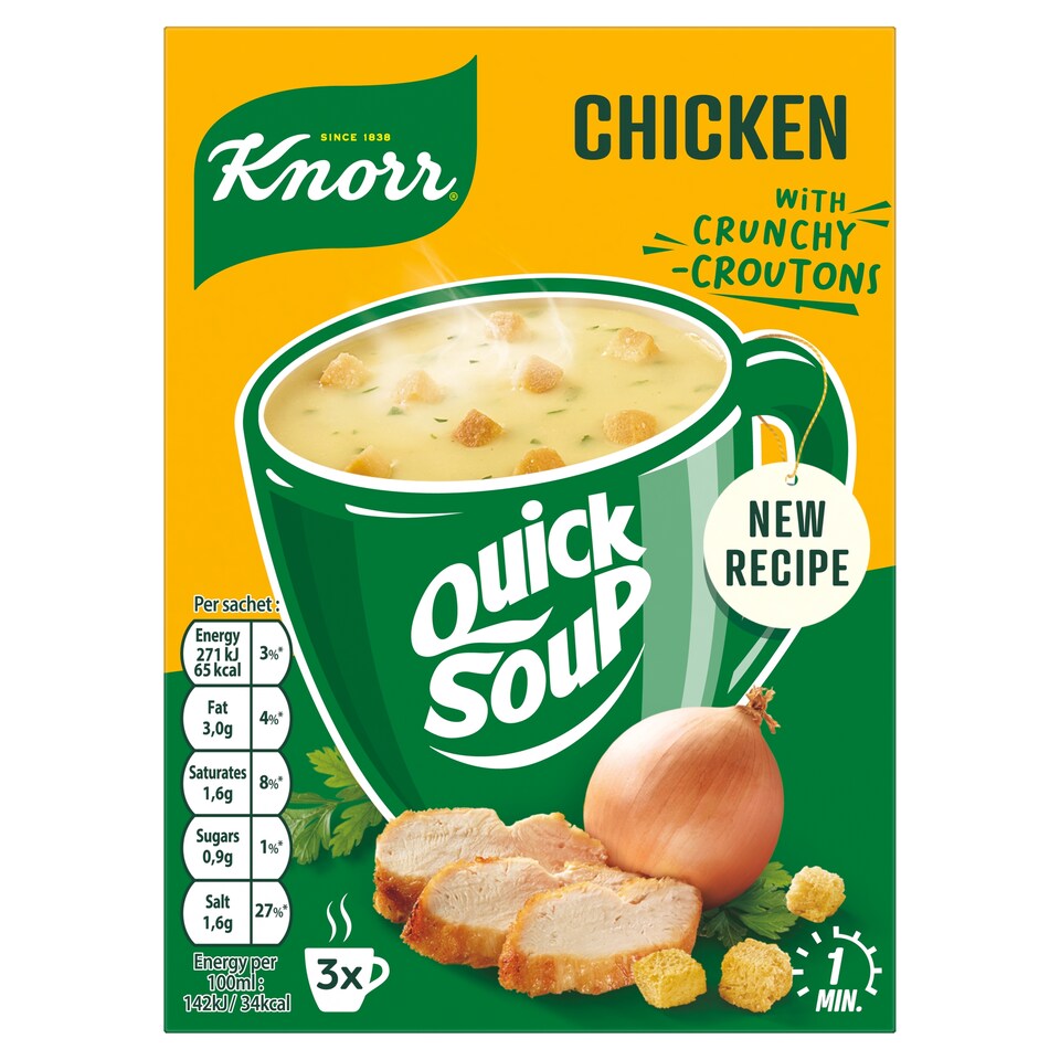 image 1 of KNORR QUICK SOUP CHICKEN 45G