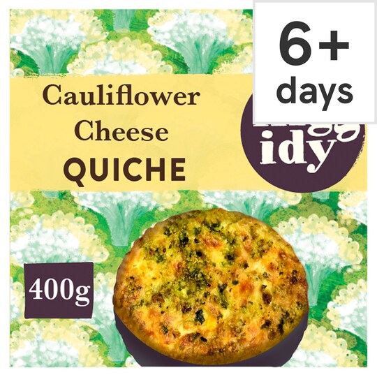 Higgidy Cauliflower Cheese & Broccoli Quiche 400G Tesco Groceries