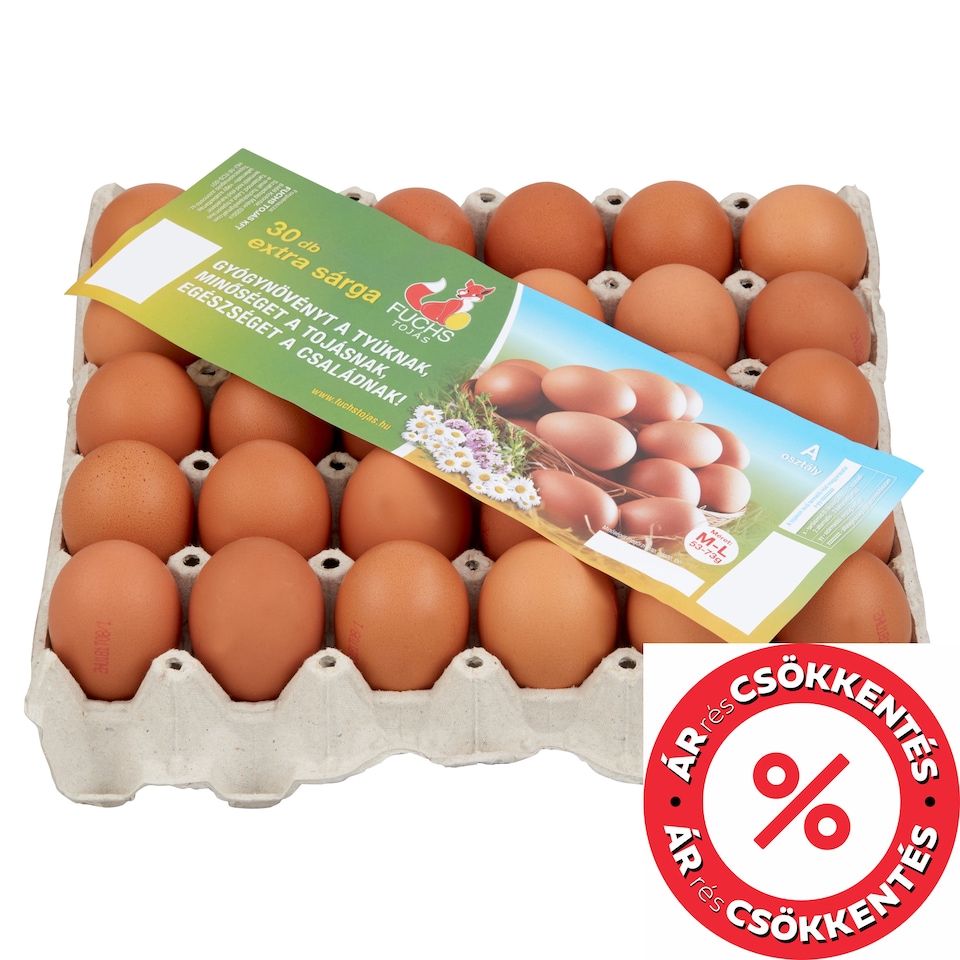 Fuchs Extra Yellow Egg M-L 30 pcs