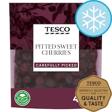 Tesco Pitted Dark Sweet Frozen Cherries 480G