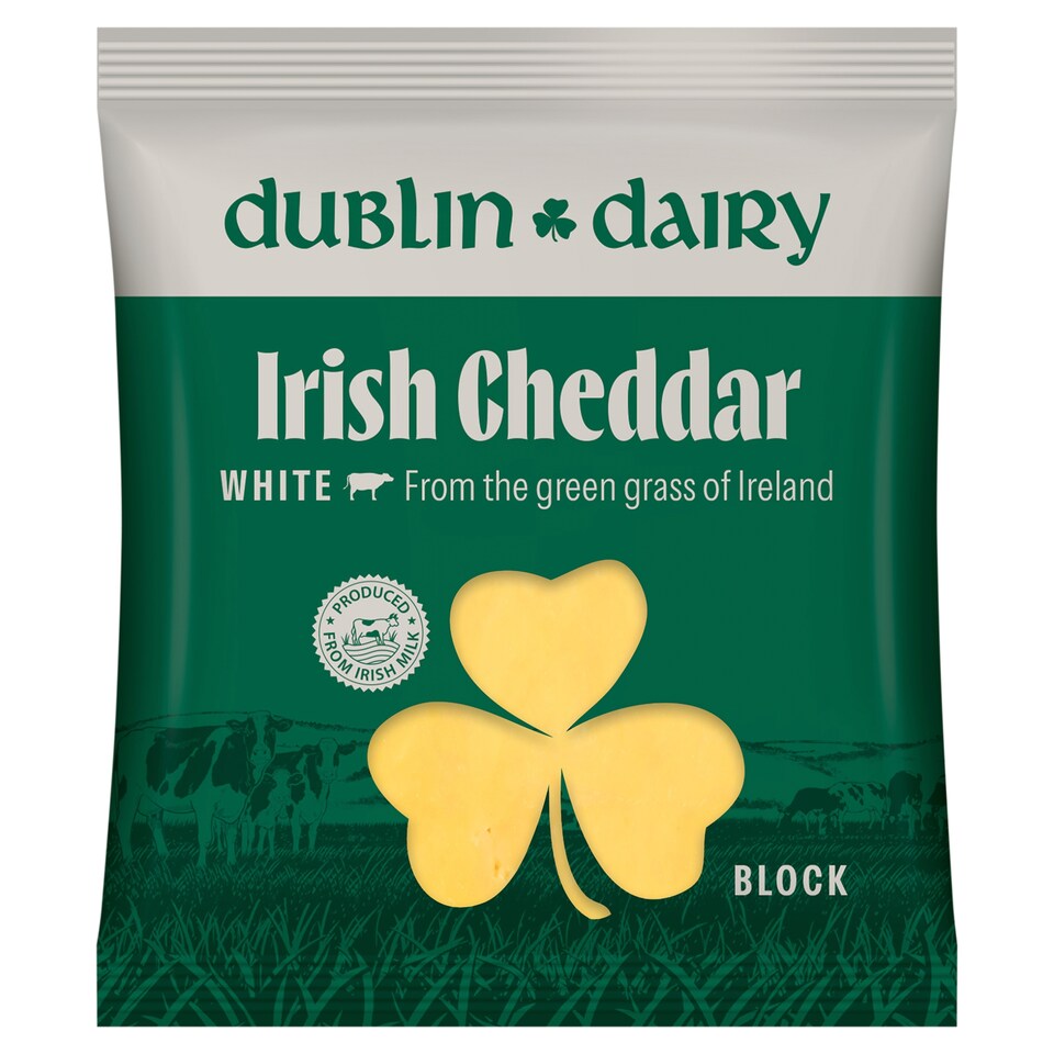Dublin Dairy Cheddar White zsíros, félkemény sajt 200 g
