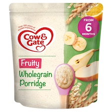 Cow & Gate Fruity Wholegrain Porridge +6 Months 125G