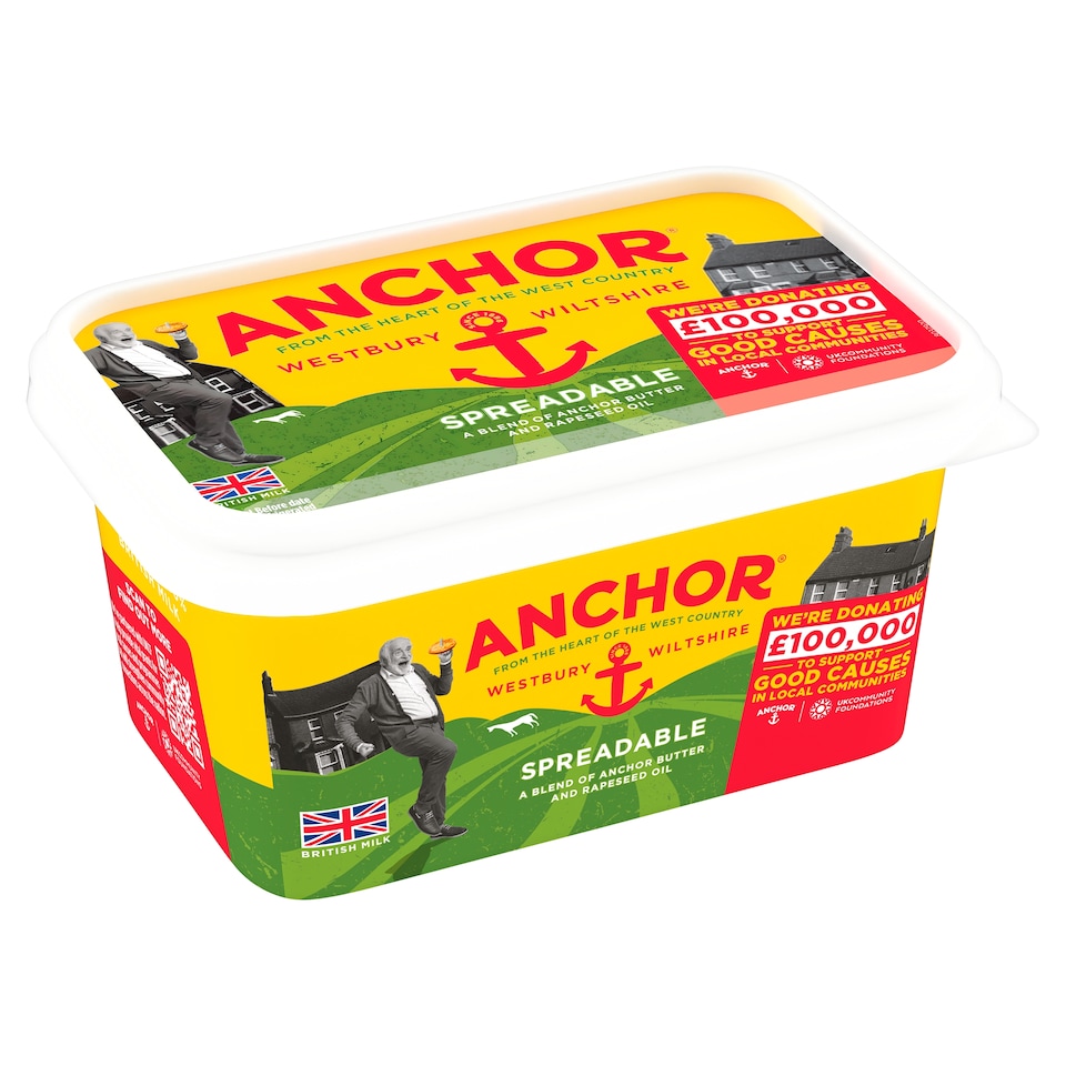 image 1 of Anchor Spreadable Blend of Butter and Rapeseed Oil 400g