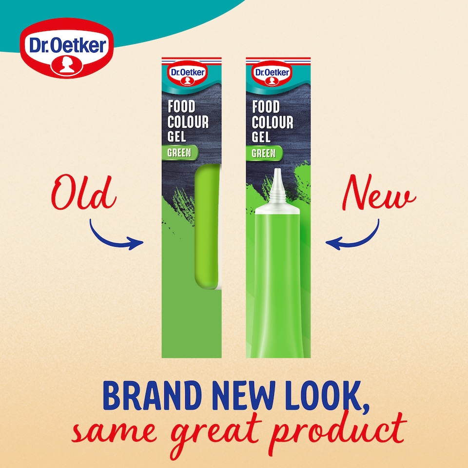 image 1 of Dr. Oetker Extra Strong Food Colour Gel - Green 15g