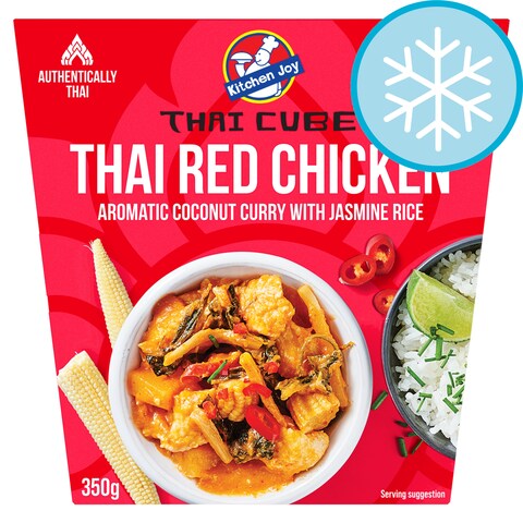 Kitchen Joy Thai Red Chicken Aromatic Coconut Curry with Jasmine Rice ...