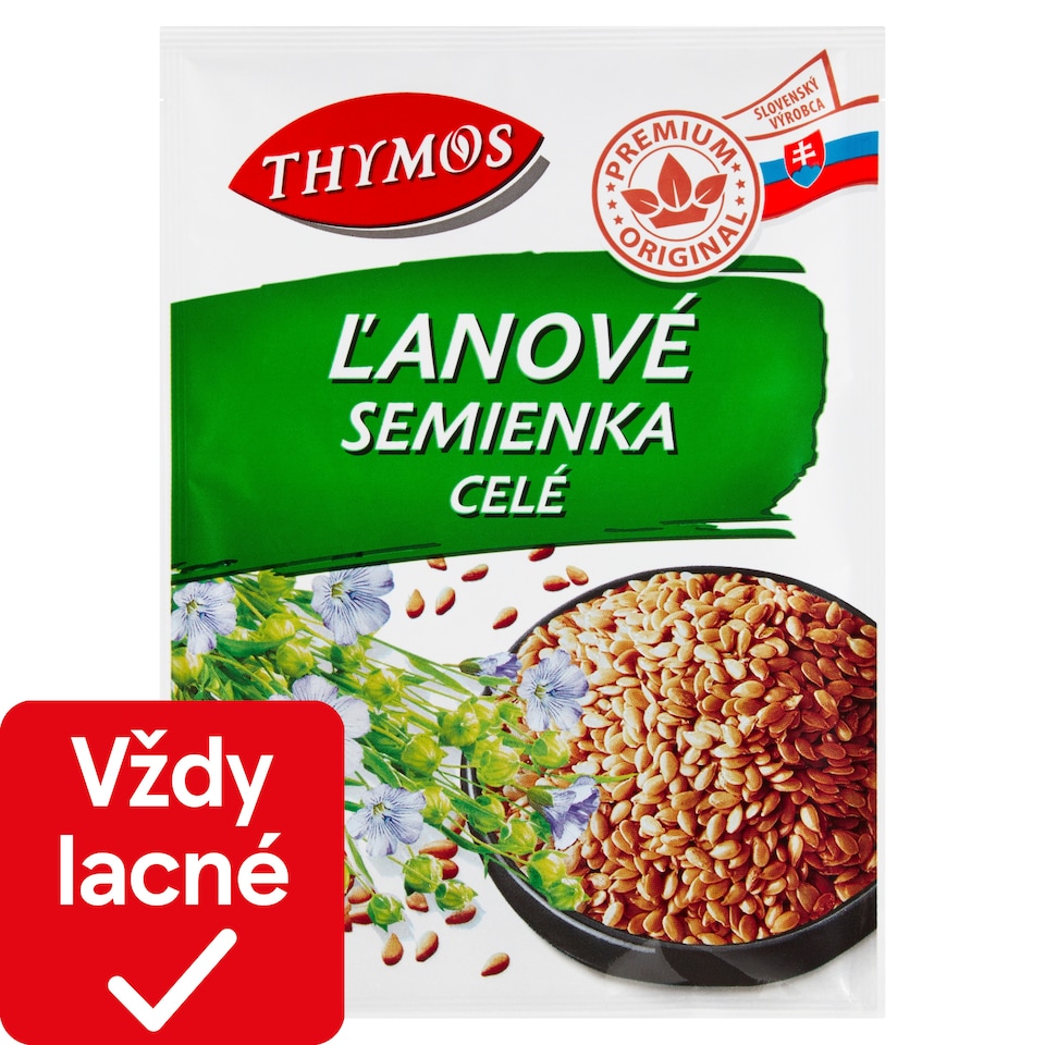 Thymos Ľanové semienka celé 30 g